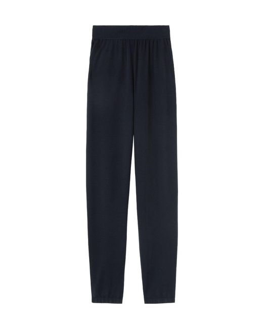 Loro Piana Blue Wool Blend Casual Pants