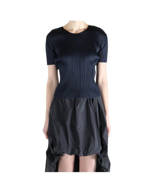 Pleats Please Issey Miyake Black Pleats Please Issey Miyake Basics Shirt