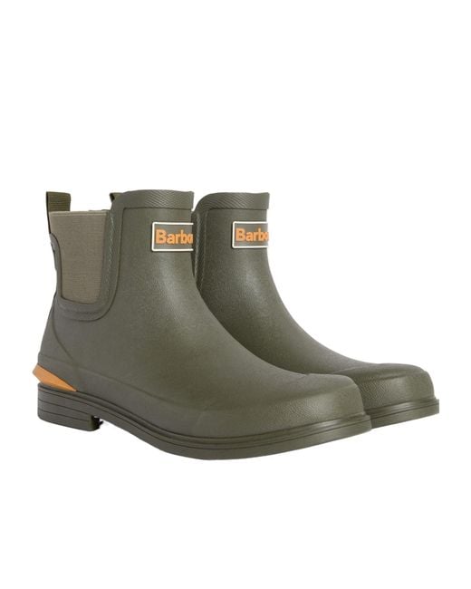 Barbour Green Chelseastyle Short Rain Boot