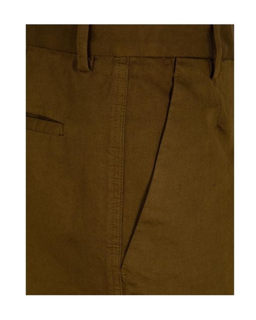 Zegna Brown Tailored Bermuda Shorts for men