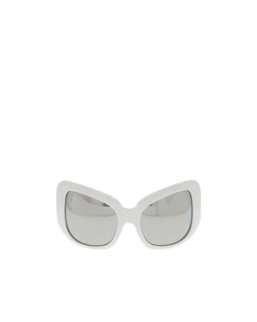Céline White Logo Sunglasses