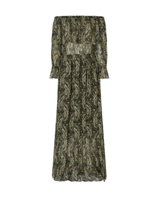 angelique floral cutout metallic strapless maxi dress Angelique Strapless Maxi Dress - Black Floral