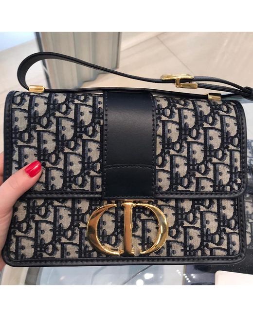 Dior Blue 30 Montaigne Bag