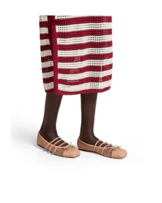 Gucci Pink Horsebit Ballet Flat