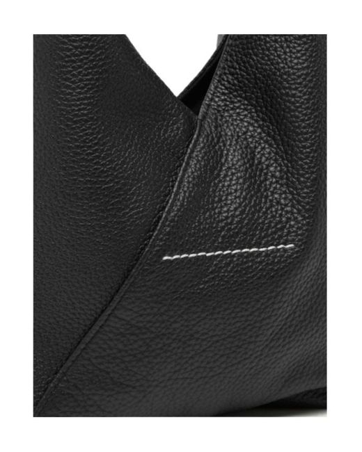 MM6 by Maison Margiela Black Maison Margiela Japanese Crossbody Bag