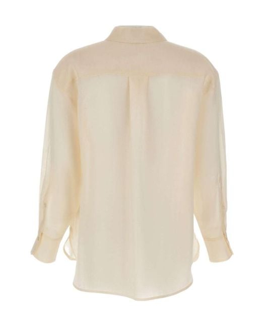 Marella White Long-Sleeved Shirt