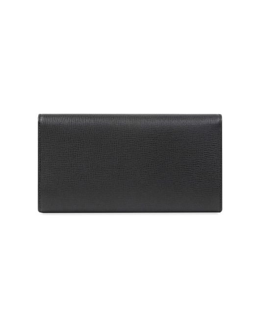Bally Gray Logo Details Wallet