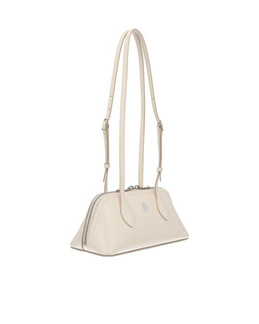 Bally White Mini Praline Logo Detail Shoulder Bag