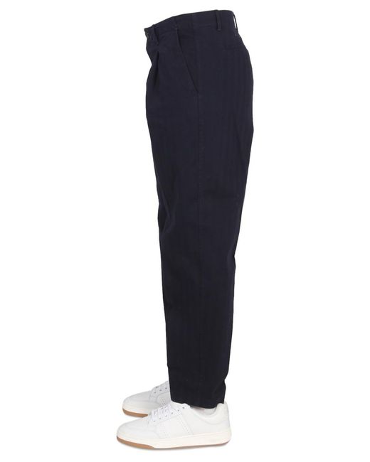 Paul Smith Blue Ps Regular Fit Twill Pants for men