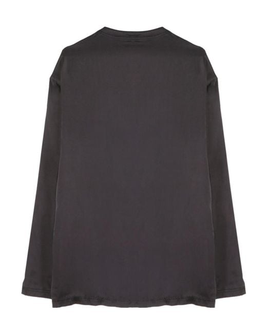 Tom Ford Gray Long-Sleeved Half Buttoned Pyjama Shirt for men