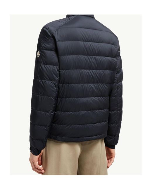 Moncler Blue Selves Short Padded Jacket for men