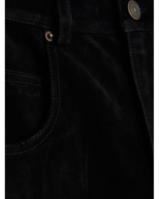 Isabel Marant Black Suede Trousers