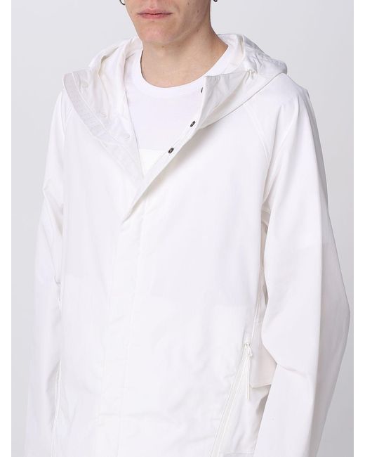 C P Company Green Logo-Patch Hooded Jacket for men