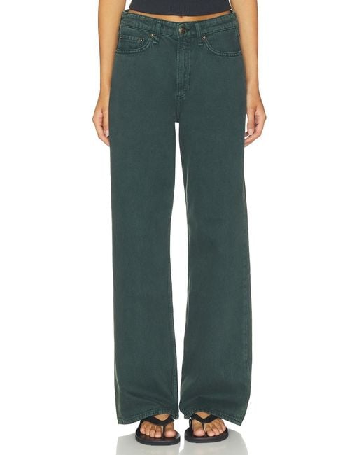 Rag & Bone Green Belt Loop Jeans