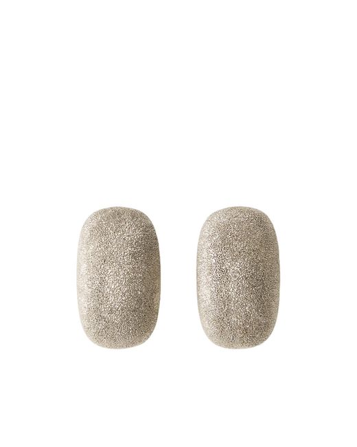 Brunello Cucinelli White Sparkling Earrings