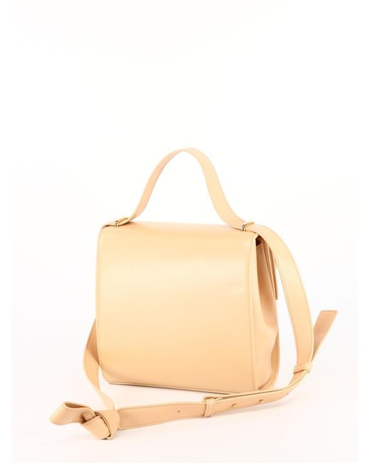 Bottega Veneta Natural The Clip Shoulder Bag