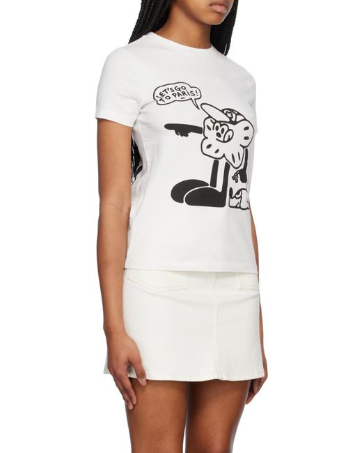 KENZO White Boke Boy Travels Crewneck T-Shirt