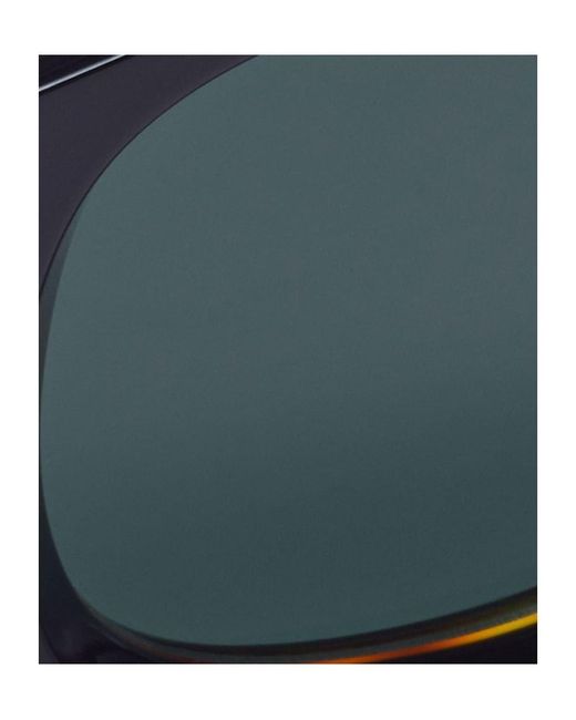 Zegna White Oval Frame Sunglasses for men