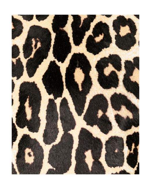 Dries Van Noten Black Leopard Print Blouse