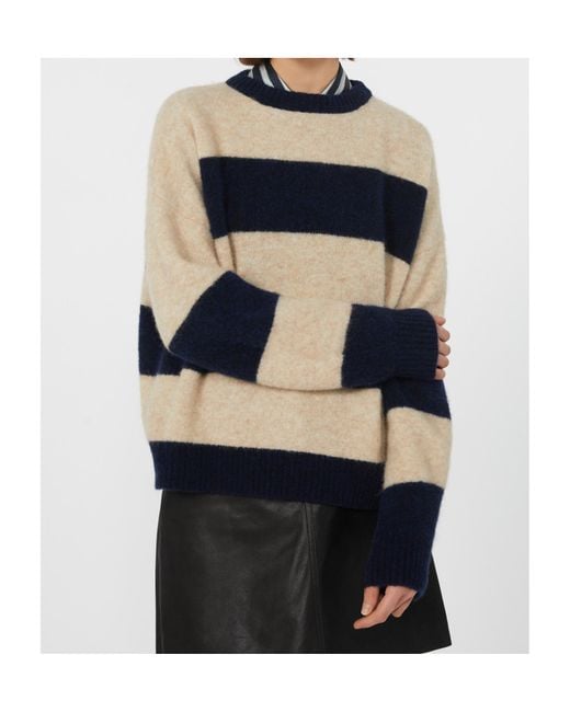 Weekend by Maxmara Blue Alpaca And Wool Jumper