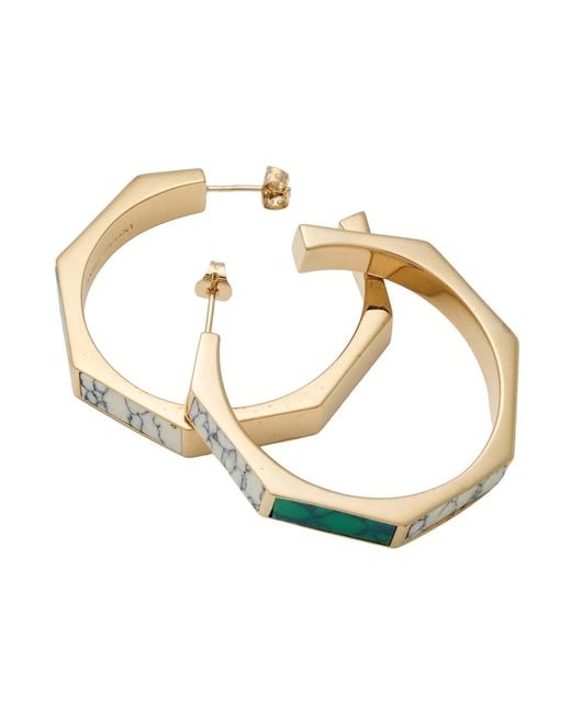 Isabel Marant White Hoop Earrings
