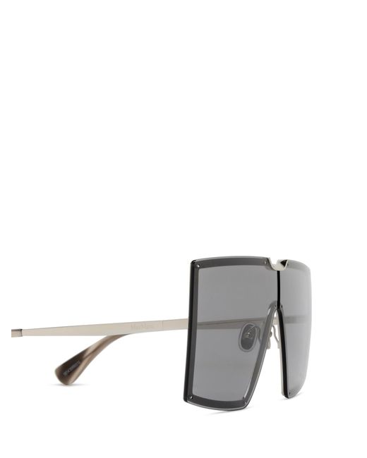 Max Mara Gray Oversize Frame Sunglasses