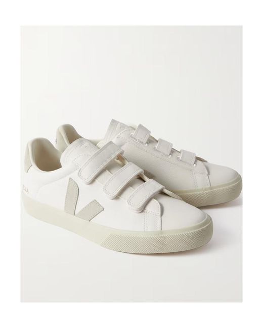 Veja White Recife Low-Top Sneakers for men