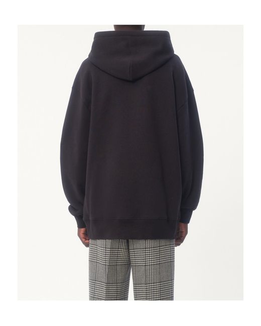 Valentino Black Chez Drawstring Hoodie for men