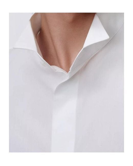 Dior White Chemise De Smoking for men