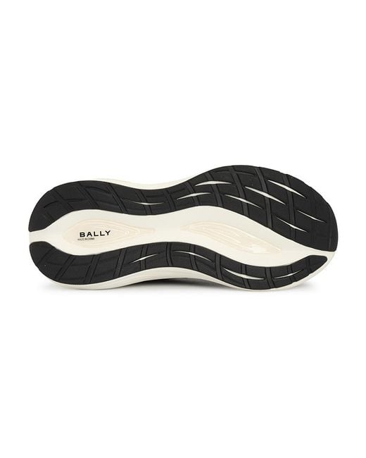 Bally Black Lace-Up Sneakers for men