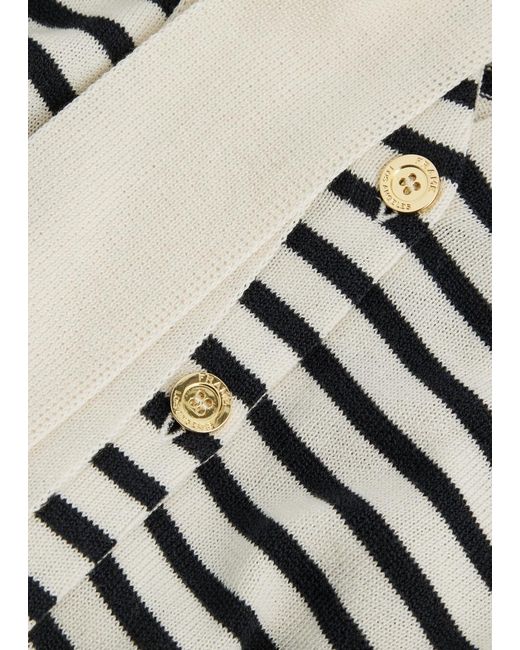 FRAME White Cotton-Blend Cardigan