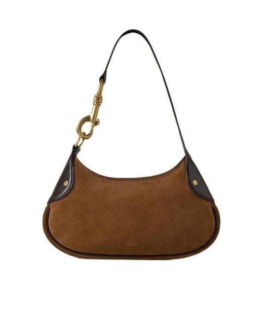 Mulberry Brown Small Hackney Shoulder Bag