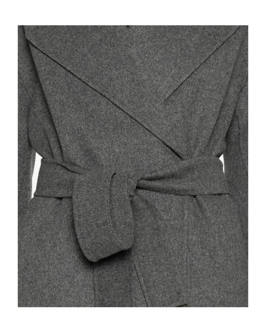 Max Mara Gray Wool Long Coat