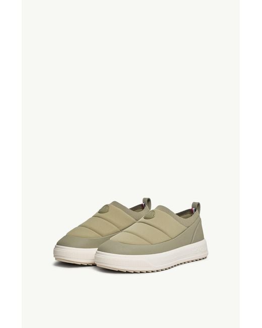 Moncler Gray Padded Slip-On Sneakers for men