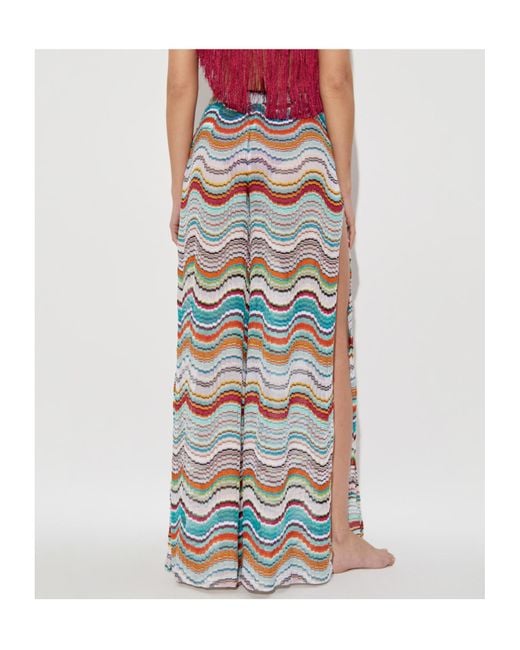 Missoni Gray Patterned Beach Pants
