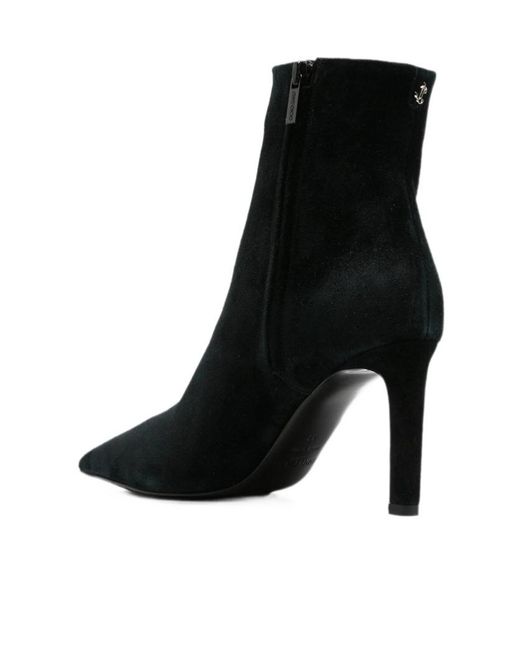 Jimmy Choo Black Frankie Ab Pointed-Toe Ankle Boots