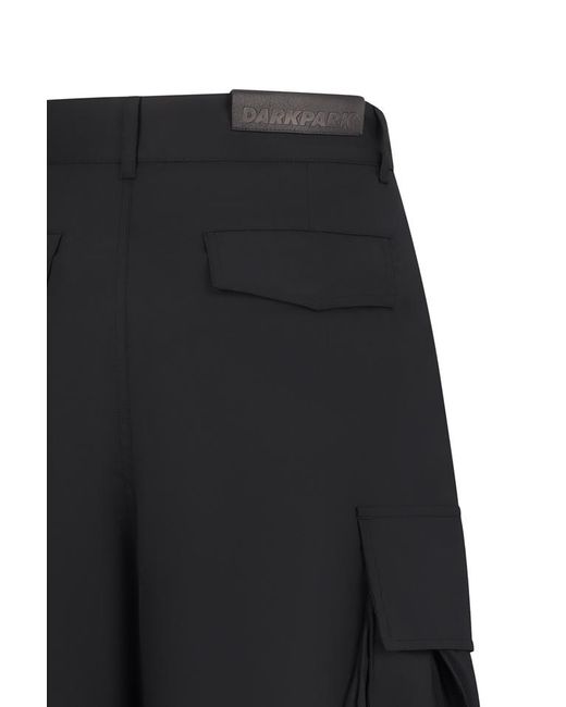 DARKPARK Black Saint Cargo-Pockets Trousers for men