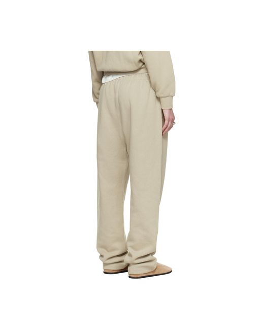 Fear Of God Natural Emblem Patch Tracksuit Pants