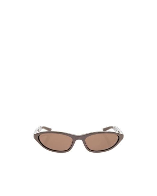 Balenciaga White Eyewear Cat-Eye Sunglasses