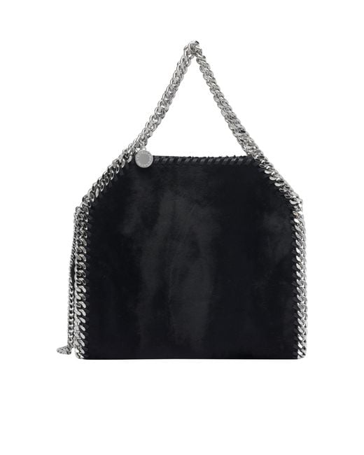 Stella McCartney Black Falabella Chain Linked Mini Tote Bag
