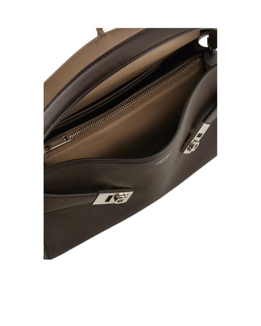 Ferragamo Black Ferragamo Hug Soft Shoulder Bag