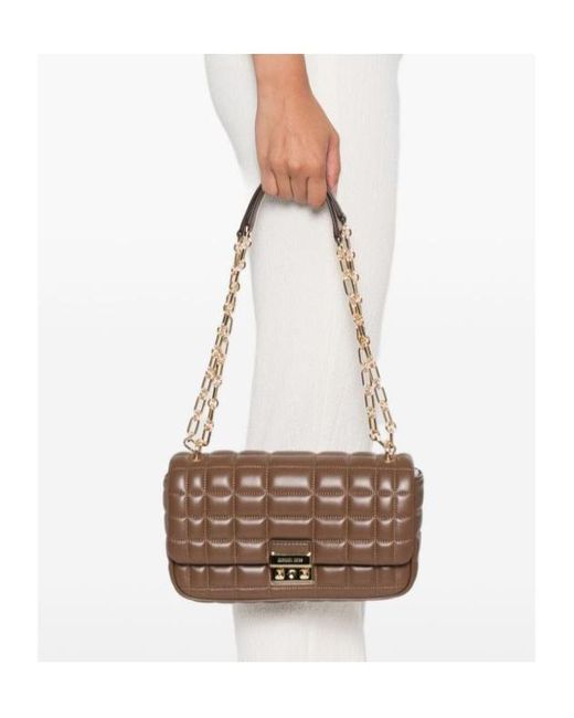 Michael Kors Brown Chain Shoulder Bag
