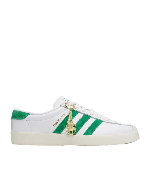 Sporty & Rich Green X Adidas Originals Blanc Casual Sneakers
