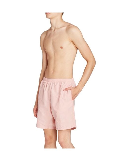 AMI Pink Drawstring Swimming Shorts for men