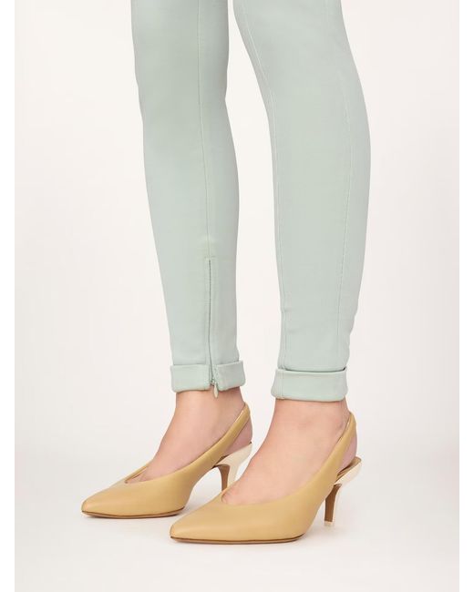 Chloé Green High-Waisted Knit Pants