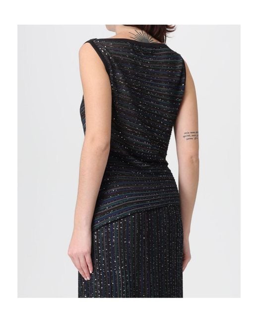 Missoni Black Sleeveless Vest