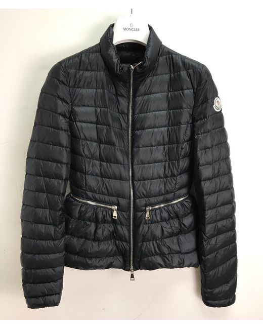 Moncler Blue Dark Logo Down Jacket