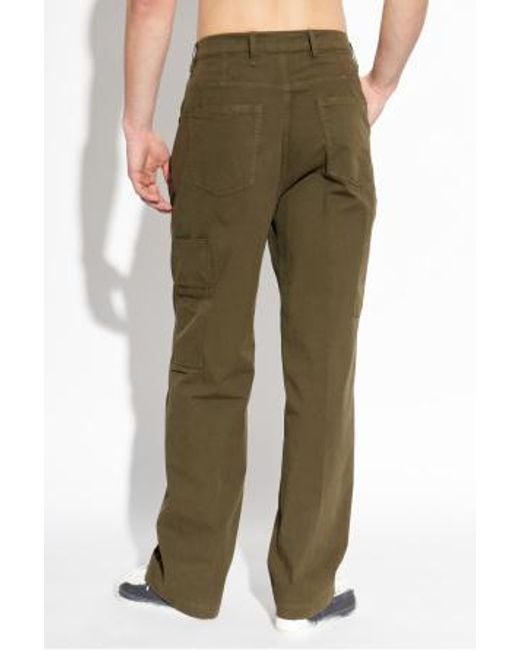 Dries Van Noten Green Pickerbys Straight-Leg Jeans for men