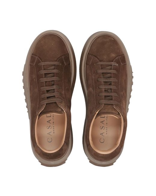 Casadei Brown Platform Casual Shoes