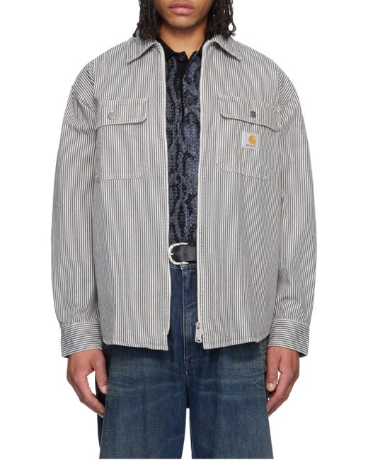Carhartt Gray Mercer Shirt Jacket for men